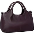 thumbnail image 1 of Women Top Handle Satchels Leather Handbags Large Capacity Work Tote Shoulder Crossbody Bags,Coffee, 1 of 6