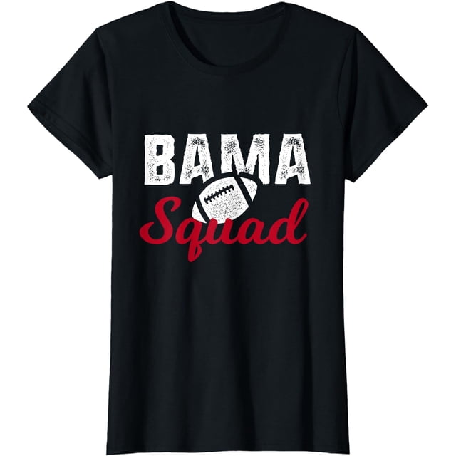 Women Tops Alabama College Crimson football TShirt Black Tee