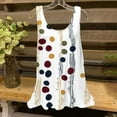 thumbnail image 1 of Women Tops under $5! Cagogo Women's Summer Tank Tops 2025 Crew Neck Floral Striped Loose Fit Casual Sleeveless Flowy Boho Tunic Shirts S-XXL, 1 of 5