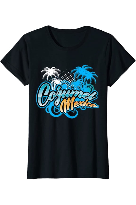 Women Tops Cozumel Mexico Souvenir Gift Shirt For Traveler Short Sleeve T-Shirt