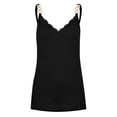 thumbnail image 1 of Women Tops Dressy Casual, Summer Women Tank Tops Fashion Sexy Loose Fit Shirts Sleeveless V Neck Lace Strapless Tunic Blouse, 1 of 8