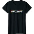 thumbnail image 1 of Women Tops Human Kind Be Both LGBTQ Ally Pride Rainbow Positive Message T-Shirt, 1 of 3