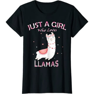 Just A Girl Who Loves Llamas T Shirt Heart Love Gift Just A Girl Who Loves Llamas T Shirt Heart Love Gift