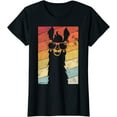 thumbnail image 1 of Women Tops Llama Shirt Retro Style Alpaca Short Sleeve T-Shirt, 1 of 3