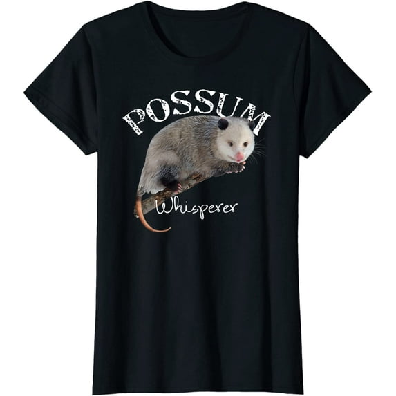 Women Tops Possum Shirt Possum Whisperer Short Sleeve Casual T-Shirt