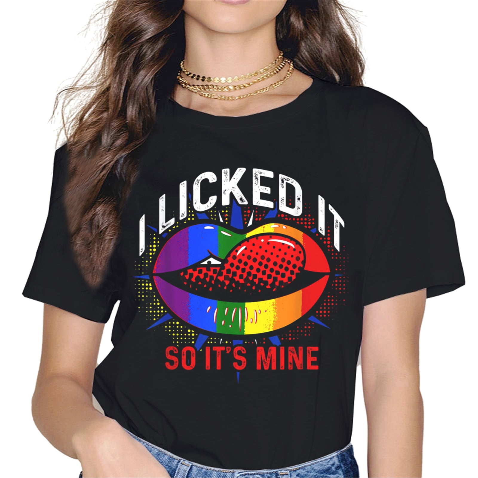 Rainbow Lips T Shirts Pride Gay Lesbian LGBT Shirt Gift Rainbow Lips T Shirts Pride Gay Lesbian LGBT Shirt Gift