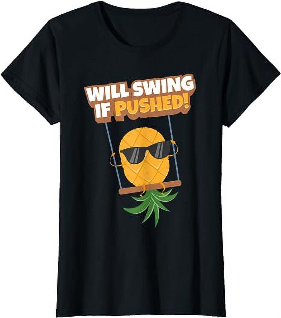 Women Tops Swingers Products Pineapple Swinging Lifestyle Funny Swinger T Crew Neck Party