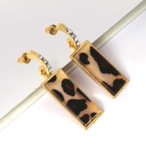 Women Tortoise Shell Resin Bar Earrings Dangle Drop Fashion Earrings for Women Gifts for Her Online