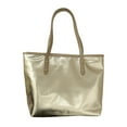 thumbnail image 1 of Women Tote Bag Faux Leather Shoulder Bag Glossy Casual Armpit Handbag for Phone Keys Cards Work Travel Parties, 1 of 8