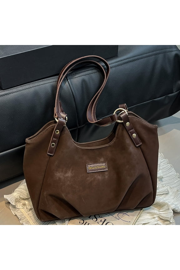 Women Tote Bag Handbag With Multiple Pockets,Fashion Shoulder Purse Organizer With Spacious Main Compartment Holds Wallet Cosmetics Keys And Accessories,Versatile For Work Shopping Travel-Coffee