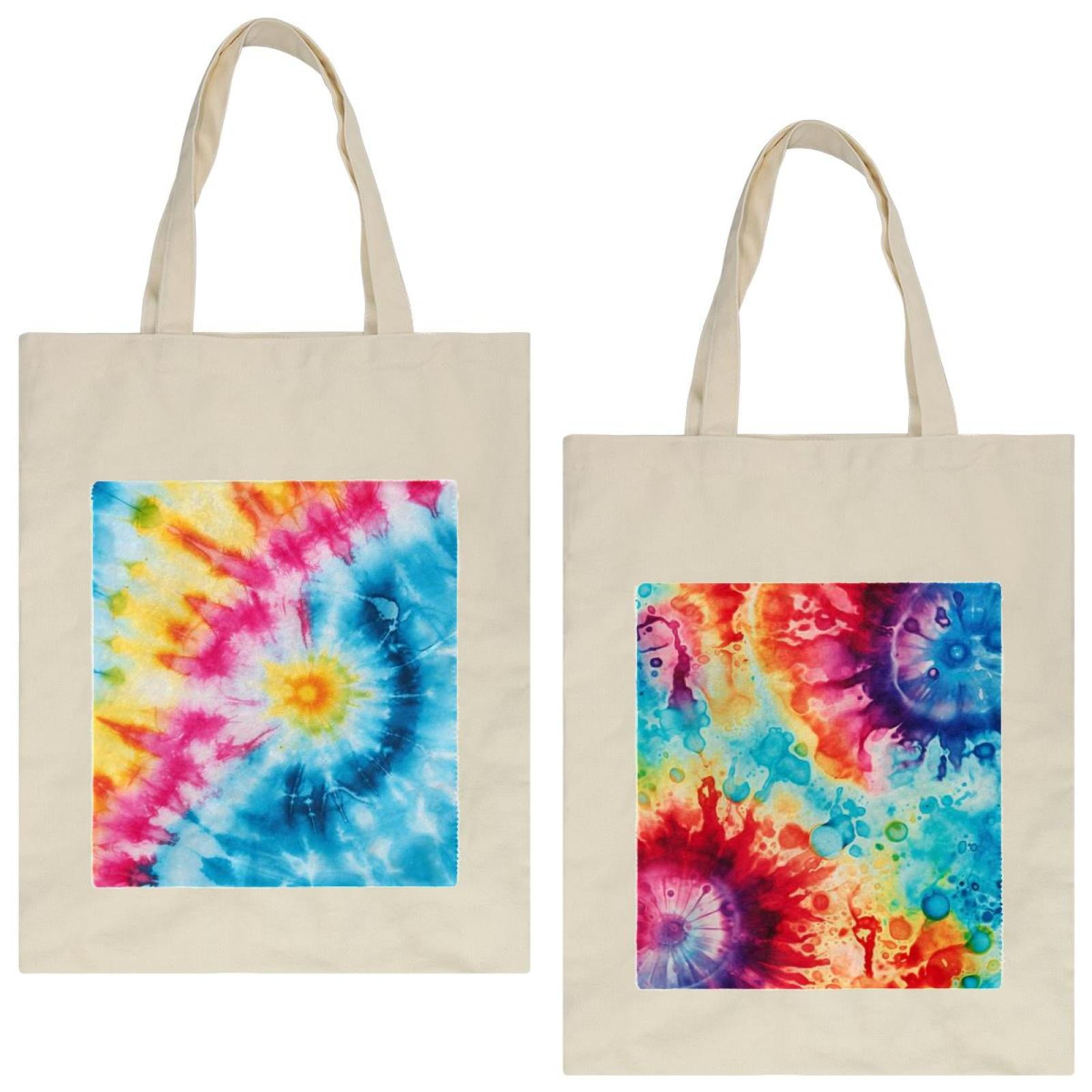 Women Tote Bags Grocery Shoulder Bag, Double-Sided Printin Canvas