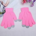 thumbnail image 1 of Women Touch Screen Winter Warm Gloves Solid Color Smartphones Driving Glove, 1 of 2