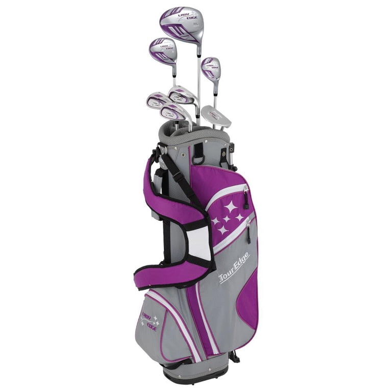 Women Tour Edge Lady Edge Violet/White Half Starter Set Club Set