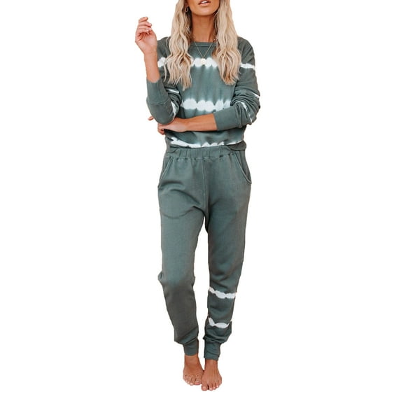 Women Tracksuit Casual Fit Jogging Set Ladies Fitness Exercise Sports Wear Athletic Jersey Activewear Clothing