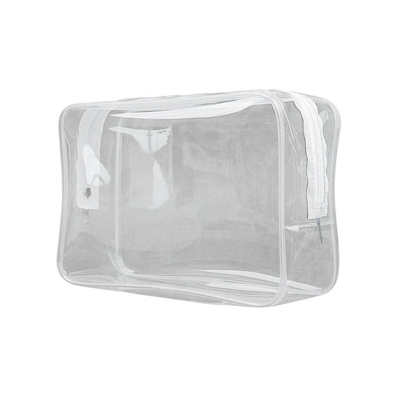 Women Transparent Cosmetic Bag Large Capacity High Value Outdoor Portable Comestic Makeup Bag Travel Daily Toiletries Storage Bag