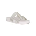 thumbnail image 1 of Women Transparent Rhinestone Double Band Open Toe Slide Sandal 19022, 1 of 6