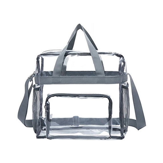 Women Transparent Shoulder Bag Large Capacity Travel Messenger Handbag ...