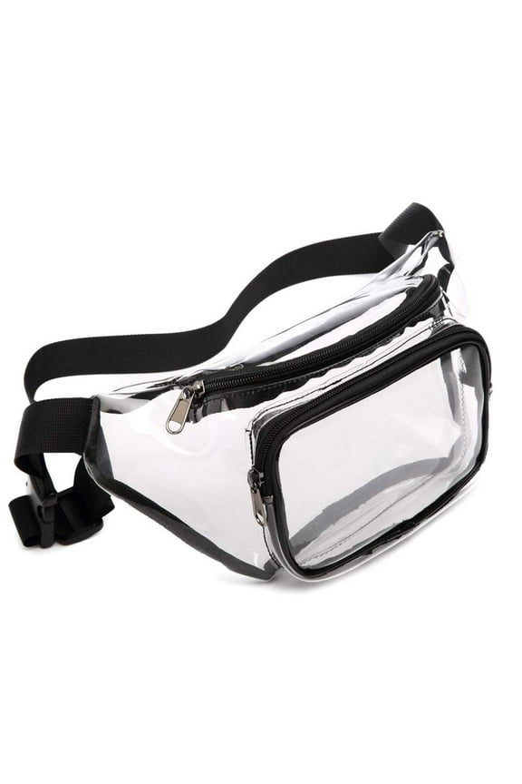 Women Transparent Waist Fanny Pack Belt Bag Travel Hip Bum Small Purse Chest Pho