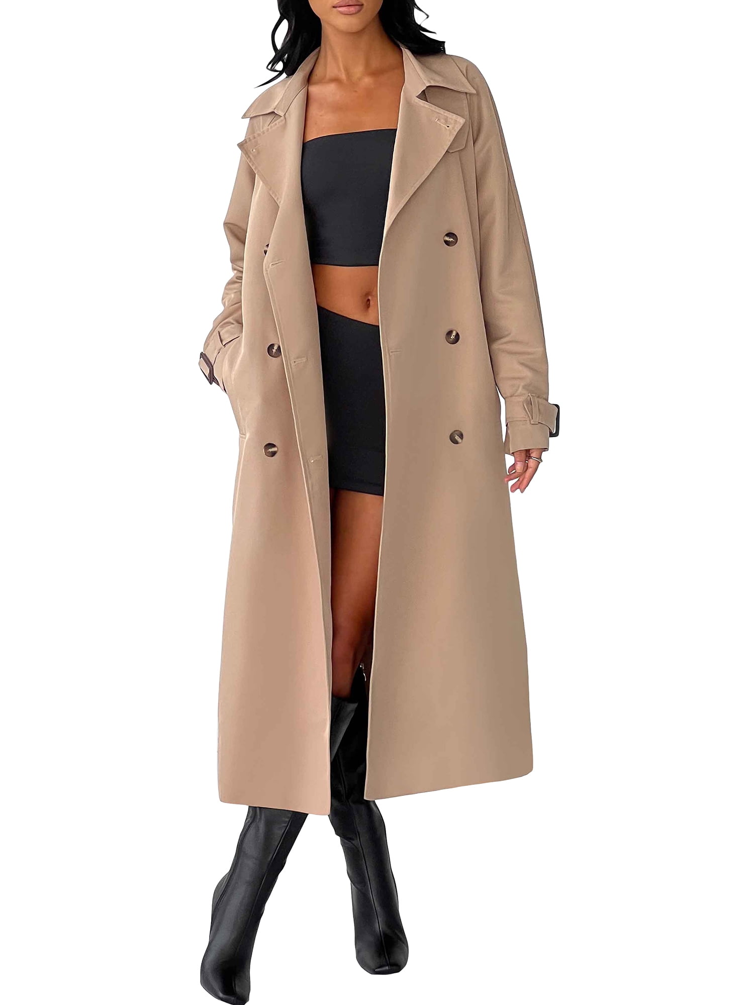 Women-Trench-Coats-Double- Women-Trench-Coats-Double-