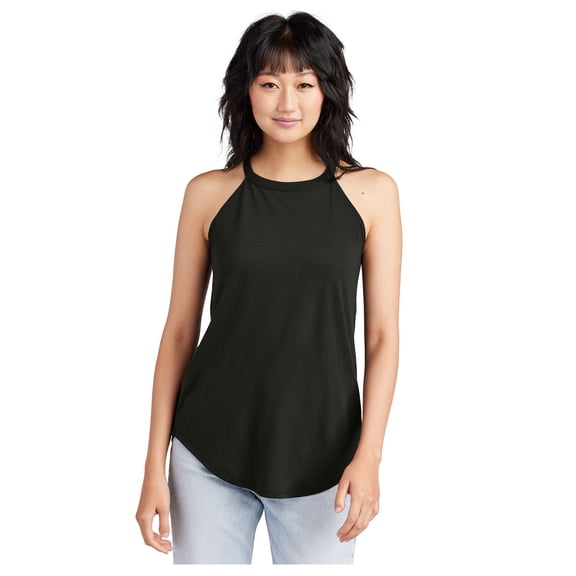 Women Tri Rocker Female Tank Top Black 2XL