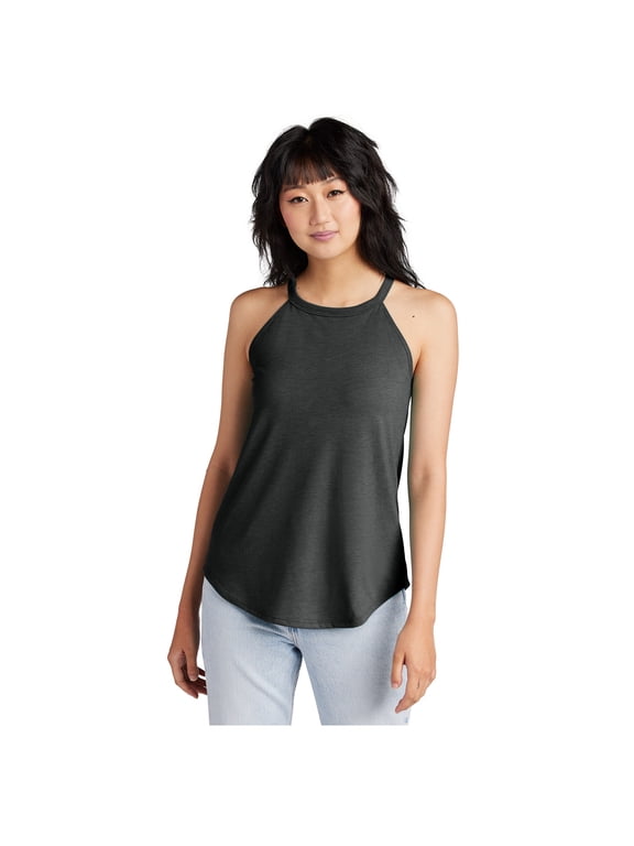 Women Tri Rocker Female Tank Top Black Frost L