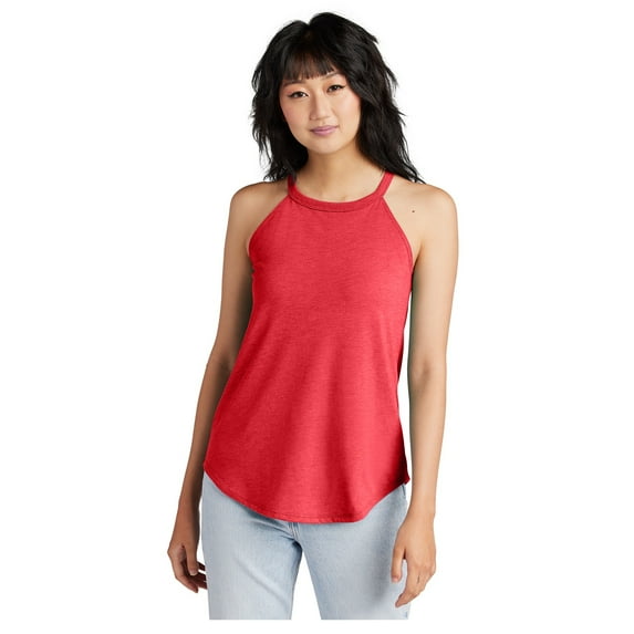 Women Tri Rocker Female Tank Top Red Frost L