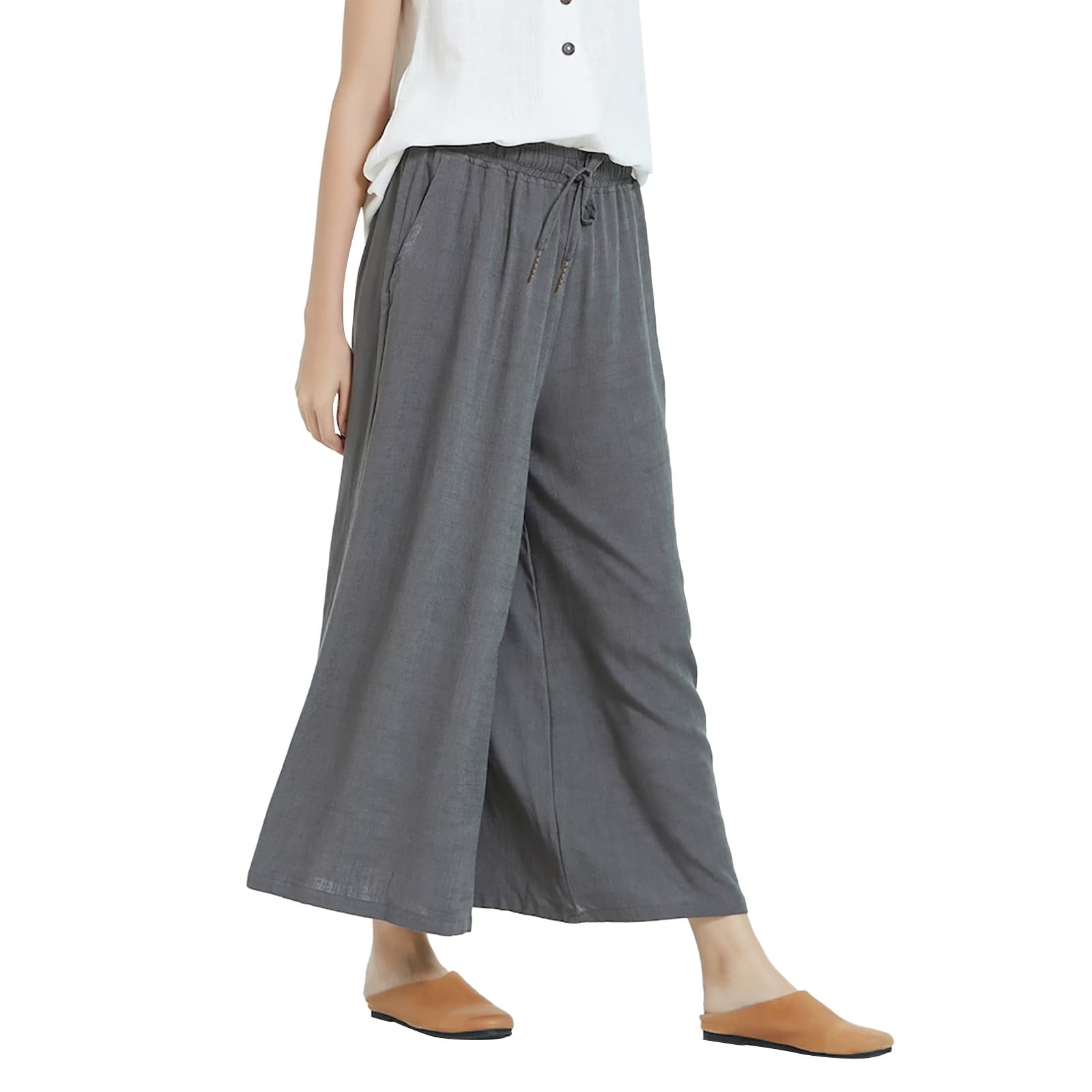 Extra long top dress pants