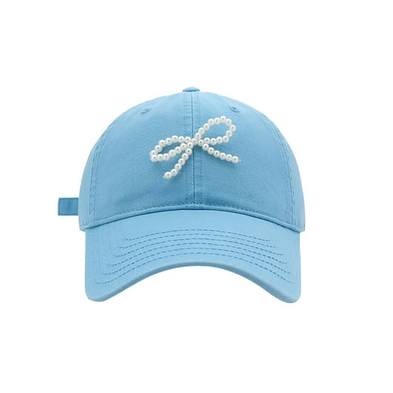 Women Trucker Hat Blue Cute Baseball Cap Adjustable Baseball Cap