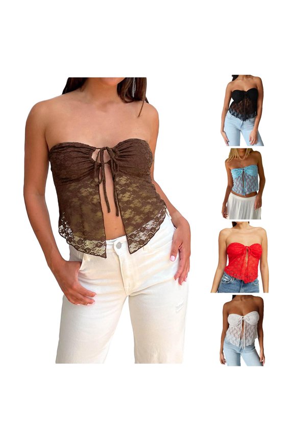 Women Tube Top Summer Off Shoulder Strapless Top Elegant Bandeau Top Off Shoulder Top A Line Tops for Women Loose Top Women