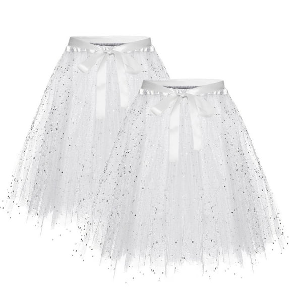 Women Tulle Skirt - Womens Petticoat Skirts Fluffy Skirt Ballet Tutu Skirt Petticoat Layered Tulle Petticoat Tutu Skirts Tulle Tutu Skirts Party Festival Carnival