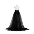 thumbnail image 1 of Women Tulle Tutu Mesh Long Skirts Wedding Party Cocktail Prom Special Occasion Maxi Dress For Women, 1 of 7