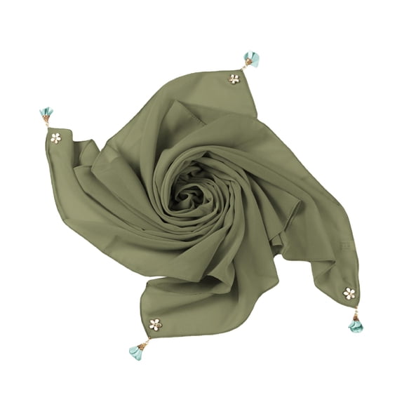 Women Turban Caps CQXIDFH Women Solid Turban Cap, Fashion Hijab Underscarf, Lightweight Chiffon Square Head Scarf, Soft Neck Bandana, Casual Daily Headwear Accessories for Daily Use (JN, One Size)