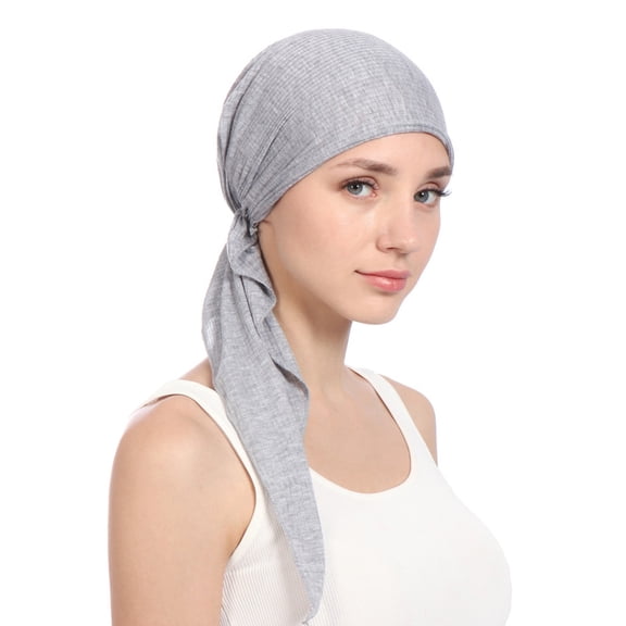 Women Turban Hat Headband Islamic Head Wrap Bonnet Headscarf Muslim Cap Bandana Hair Loss