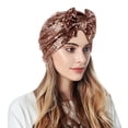 thumbnail image 1 of Women Turban Hatbow Sequins Hair Bonnet Head Scarf Wrap Cover Worth Hats for Men Hat Stuff Loft Sports Hat United Postal Service Hats Pack Caps Run Cap Old Man Hat for Men Star Was Hat Yoga Hats for, 1 of 3