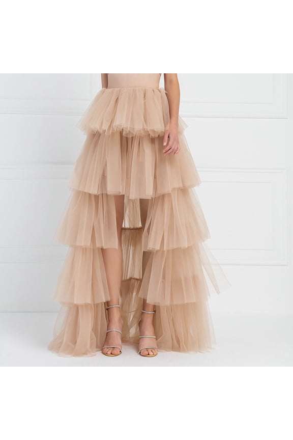 Women Tutu Maxi Skirt A Line Elastic Waist Layered Long Skirt Rave Party Puplum Skirt Mesh Skirt Neon Skirt Womens Skirt Bed Skirt Twin Skirt Hangers Space Saving Satin Mini Skirt Sequin Pencil Skirts