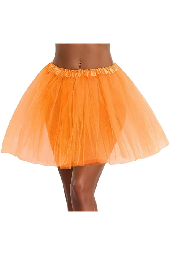 Women Tutu Skirts Fashion Sheer Mesh Dress Tulle Bubble Tutu Elastic High Waisted Skirt