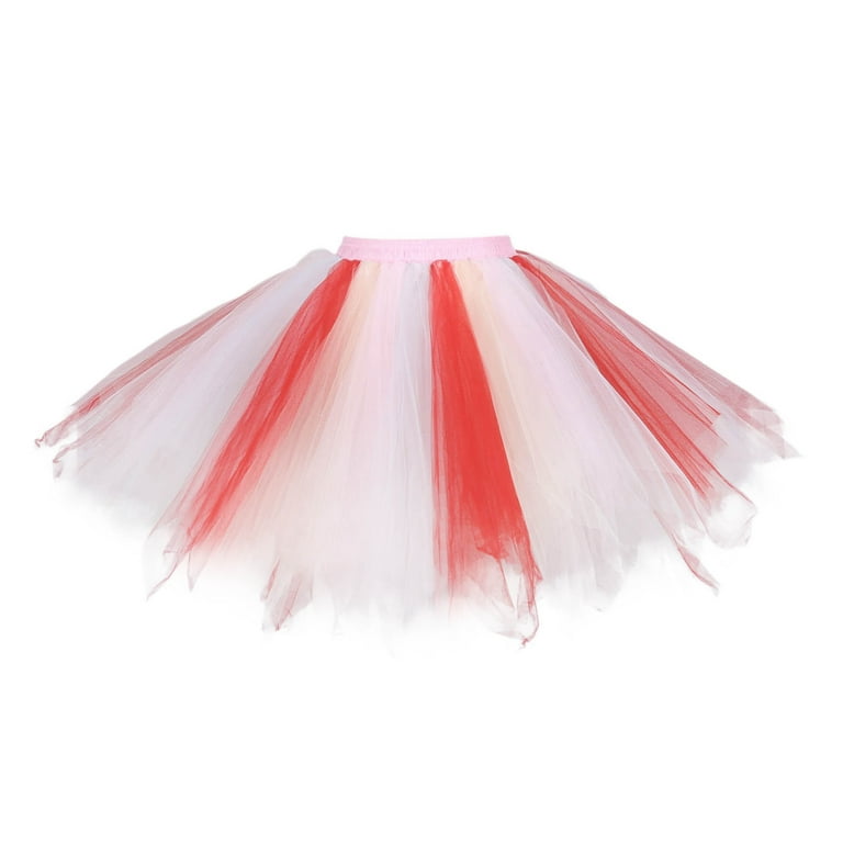 Women Tutu Tulle Skirts Women 80's Tutu Skirt Fluffy Skirt Ballet