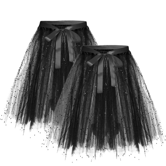 Women Tutu Tulle Skirts - Womens Layered Tulle Tutu Skirt Rockabilly Tutu Skirt for Women Girls Womens Tutu Skirt 80s for Women Holiday Tutus for Women and Girls