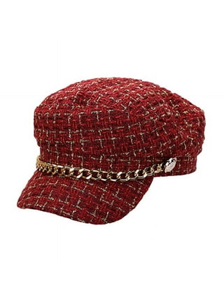 Cotton Herringbone Greek Fisherman Hat – Red Zone