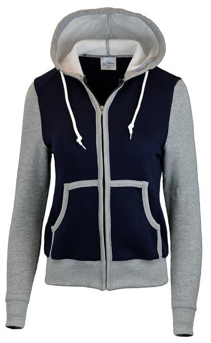 Women's Casual Zip Pocket Hoodie Jacket