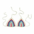 thumbnail image 1 of Women Two Piece Swimsuit Bathing Suit Top Triangle Bikini Swimsuit Top Push up Bikini Top, 1 of 3
