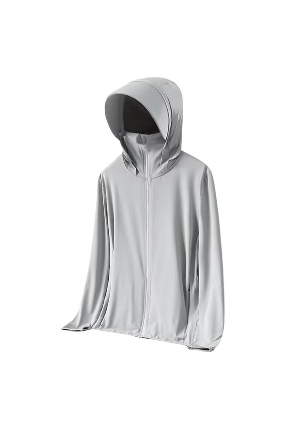 Women UPF 50+ Cooling UV Protection Clothes Hooded Sun Protective Jacket Lightweight Long Sleeve Tops for Summer