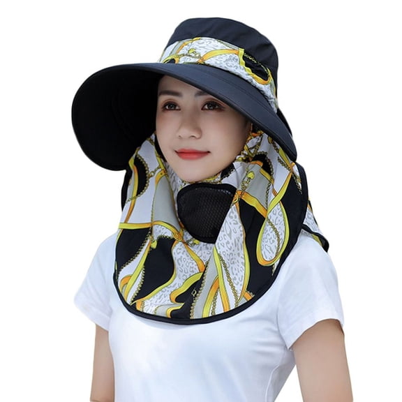 Women UV Protection Breathable Neck Face Fisherman Cap Sun Cap Sunshade Bucket Hat Work Shade Hat  sun hat upf 50 Sun Fishing Hat for Men Women Wide Brim Hat with Detachable Face Cover & Neck Flap