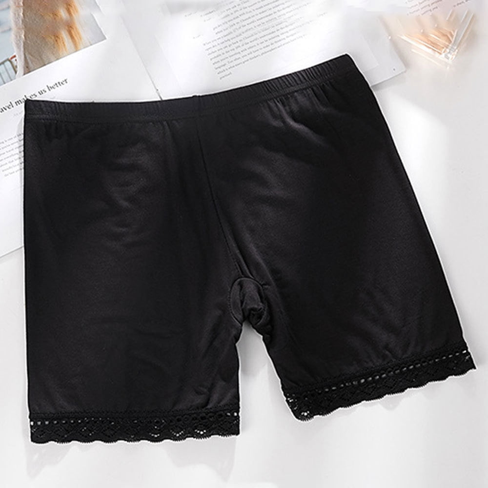 Women Under Dresses Seamless Smooth Slip Shorts Comfortable Thin Short Pants-i