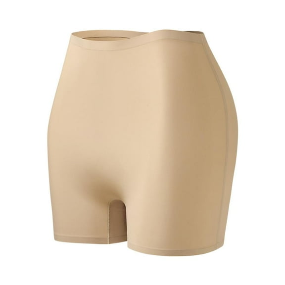 Women Underpants Seamless Boxer Brief Panties, Four Corner Panties Boyshort Panties Female Soft Underwear Briefs Invisible