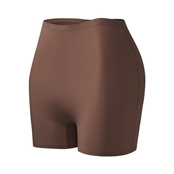 Women Underpants Seamless Boxer Brief Panties, Four Corner Panties Boyshort Panties Female Soft Underwear Briefs Invisible