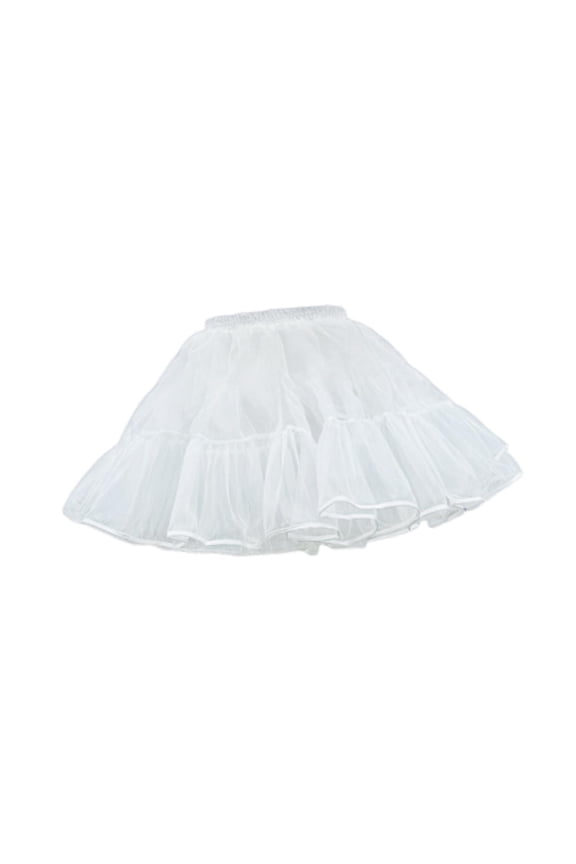 Women Underskirt Crinoline Slip Tutu Skirt Soft Organza Fabric for Ballet Dance Prom and Costume Dress Up