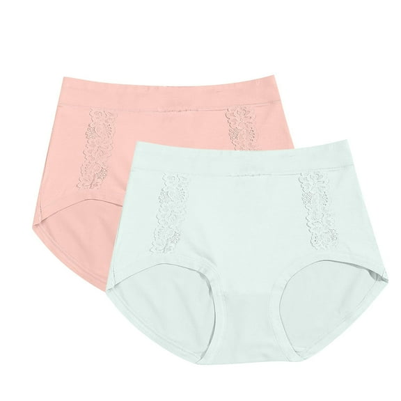 Women Underware Womens Cotton Underwear High Waist, Women's Underwear Mid Waist Breathable Plus Size Comfortable