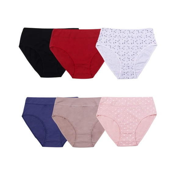 Women Underwear 6 Packs Bikini Cotton Brief Panties M (WP934)