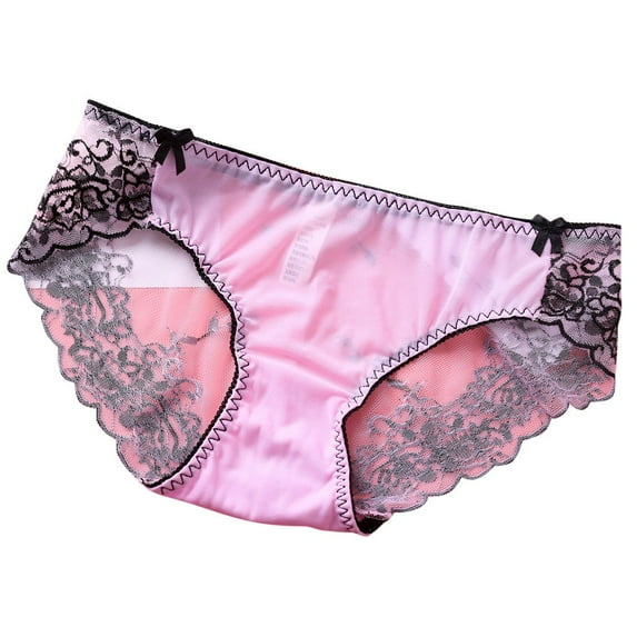 Women Underwear Briefs Pantie Lace knicker High Elastic Embroidery Yarn Underpants Panties